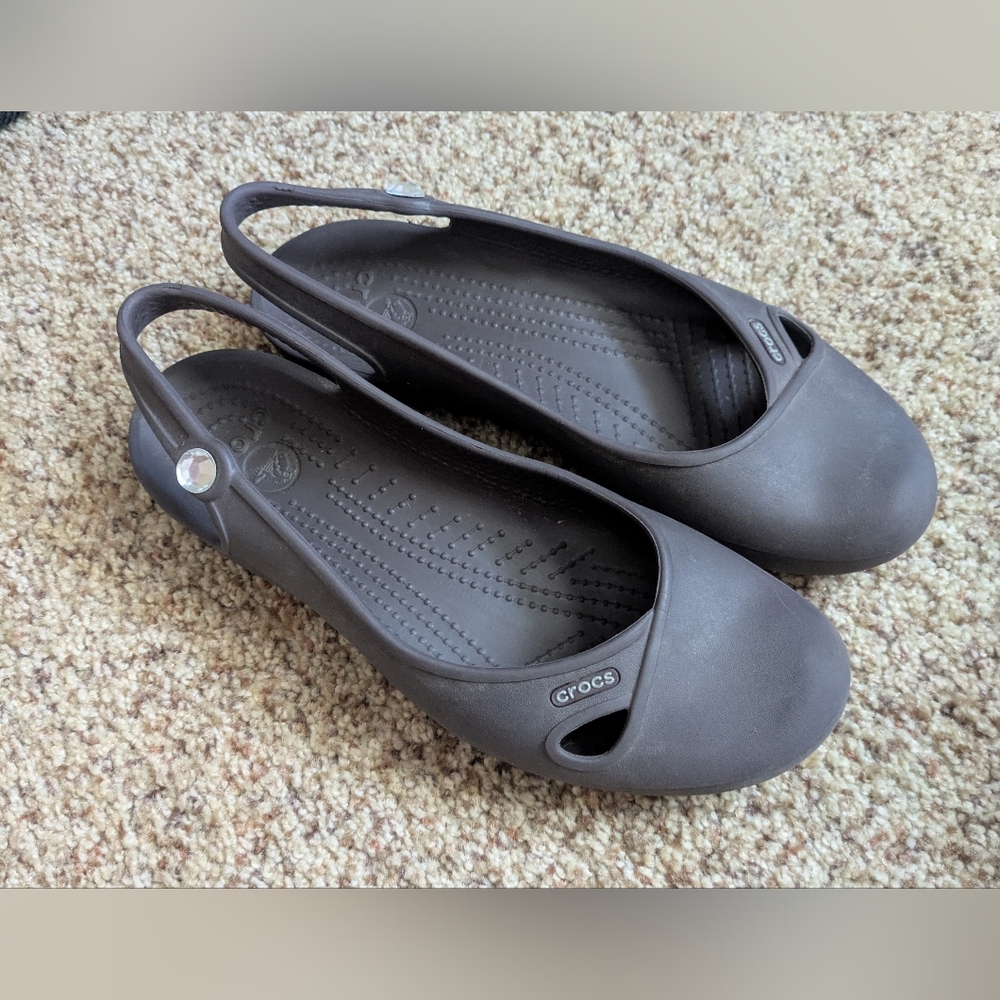 Crocs Mary Jane Sling Backs